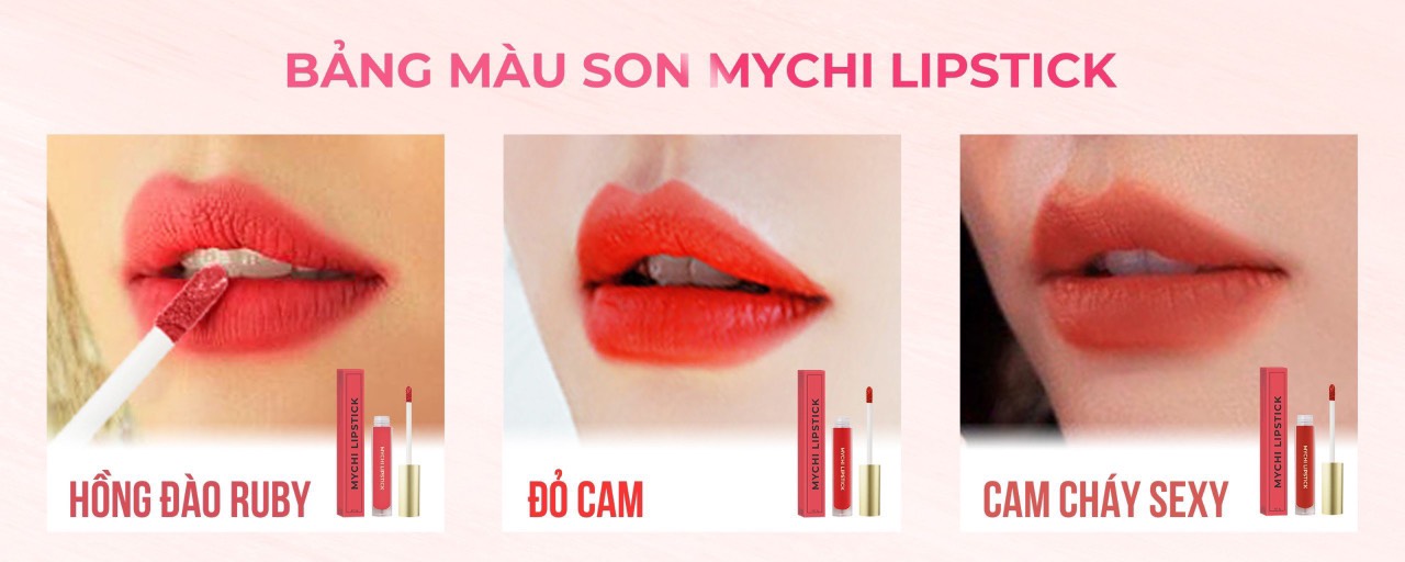 Son Mychi Lip Stick - son kem lỳ Mychi chính hãng giá sỉ
