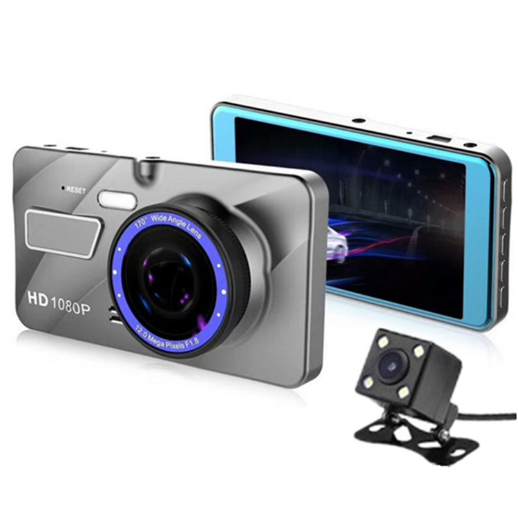 Camera Hành Trình Tự Động Bật Tắt Kèm Màn Hình Cho Ô Tô (4 Inch HD1080P)