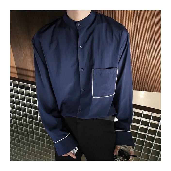 Sơmi Nam thiết kế viền túi