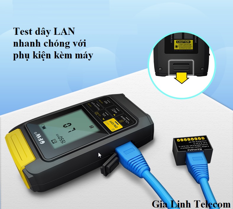 Máy đo công suất quang pin sạc OFW 4in1 - soi 20KM - test LAN