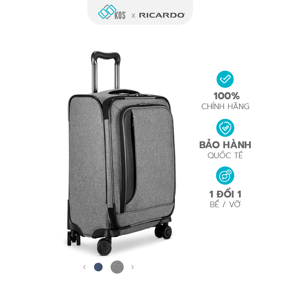 Vali du lịch RICARDO MALIBU BAY 3.0, vải Polyester cao cấp, Bảo hành quốc tế 5 năm