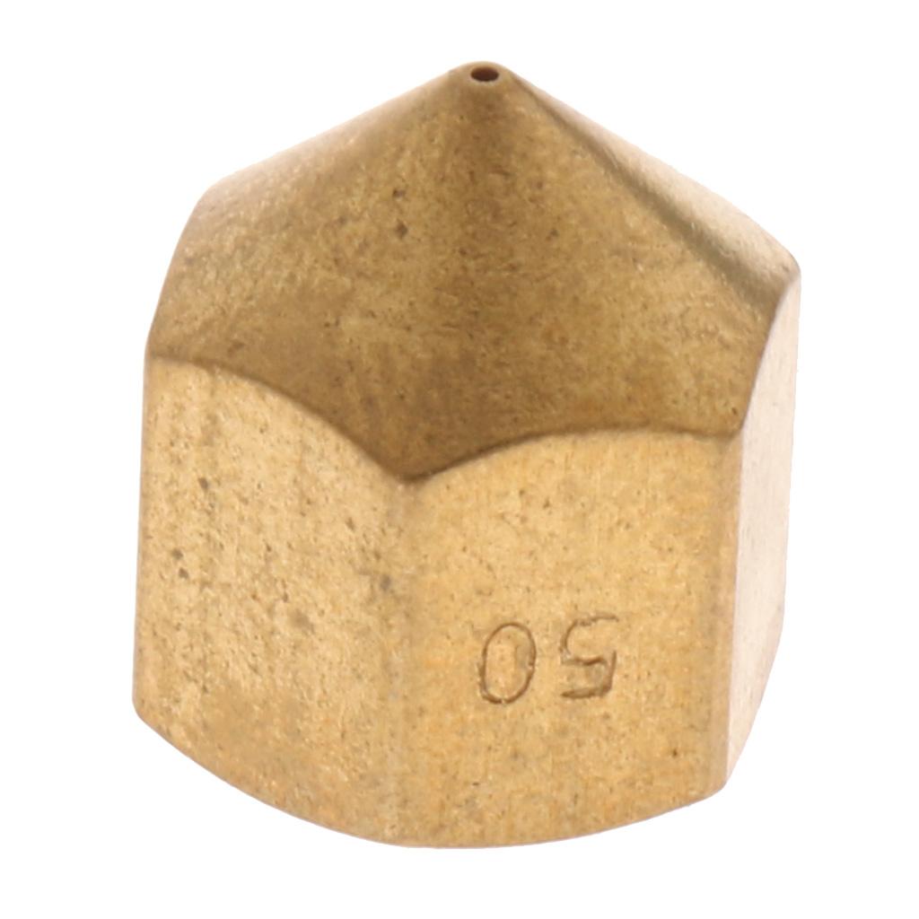 3D Printer Brass Nozzle 0.3/0.4/0.5mm M10 Extruder Print Head