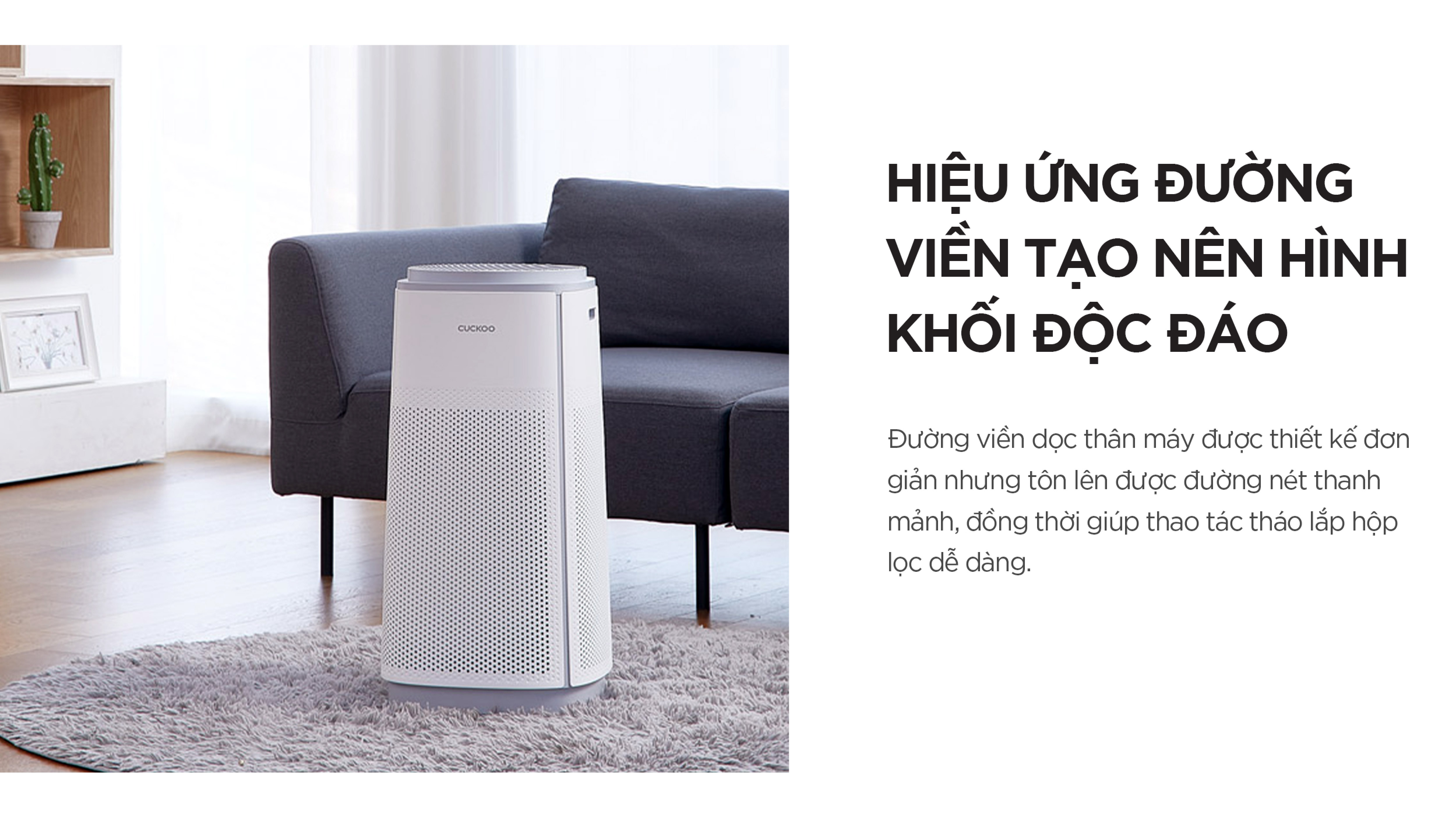 Máy lọc không khí Cuckoo CAC-K1910FW - Hàng chính hãng