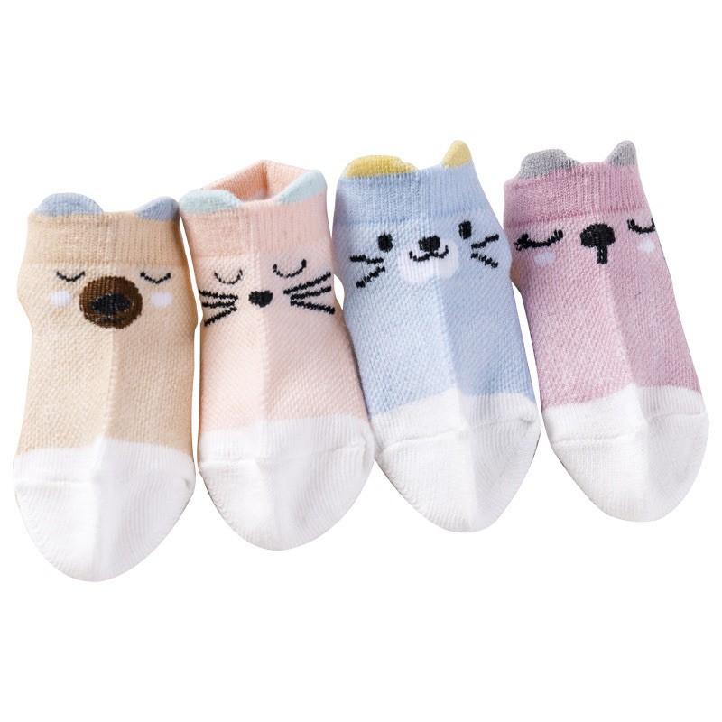 Set 5 Đôi Tất cho bé Xuất Nhật 100% Cotton Mềm Mại Cho Bé