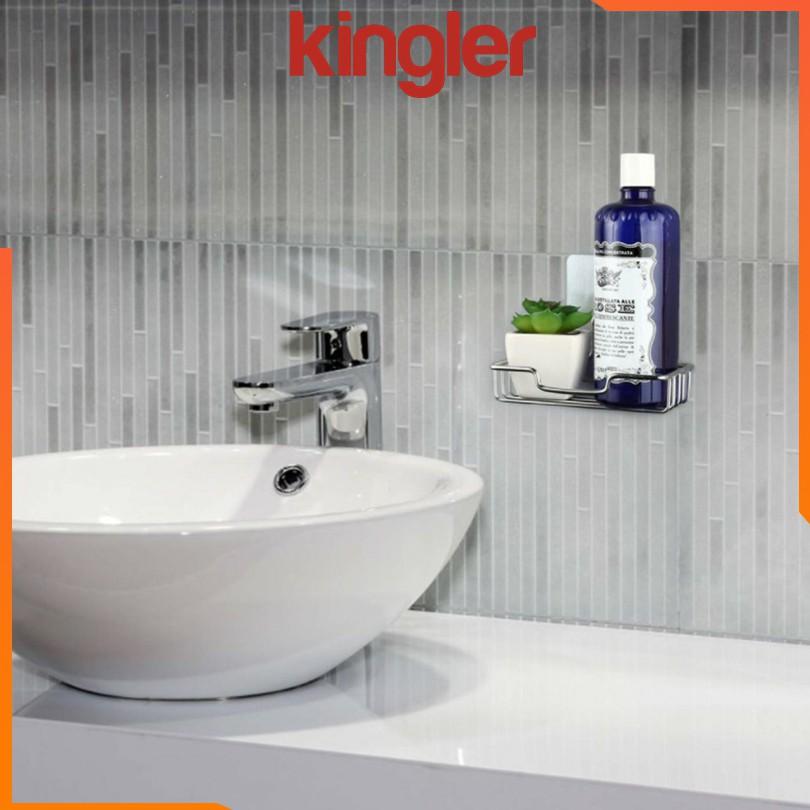 Giá Inox Để Xà Bông Dán Tường Phòng Tắm Hiện Đại , Kệ Để Đồ Đa Năng, Kệ Inox Để Đồ Nhà Tắm, Sạch Sẽ, Tiện Dụng. Kingler 4039