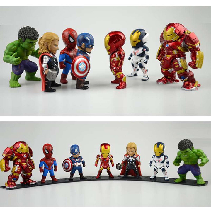 Mô Hình Nhân Vật Siêu Anh Hùng Bộ 6 Nhân Vật Avenger