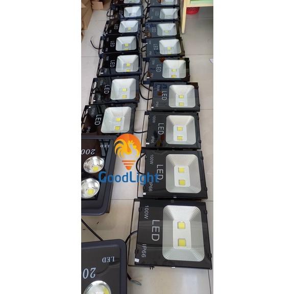 Đèn pha led 5054 P01 100W goodlight sáng trắng, chất lượng, chiếu sáng ngoài trời, chiếu sáng bảng hiệu