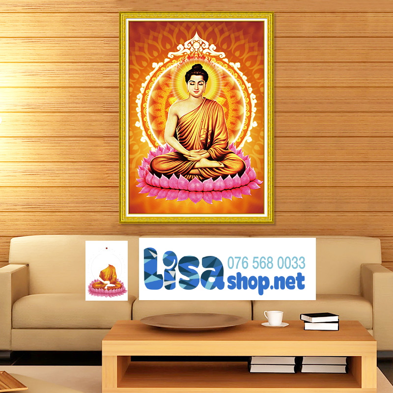 Tranh đính đá PHẬT 55x75cm chưa đính lg1567