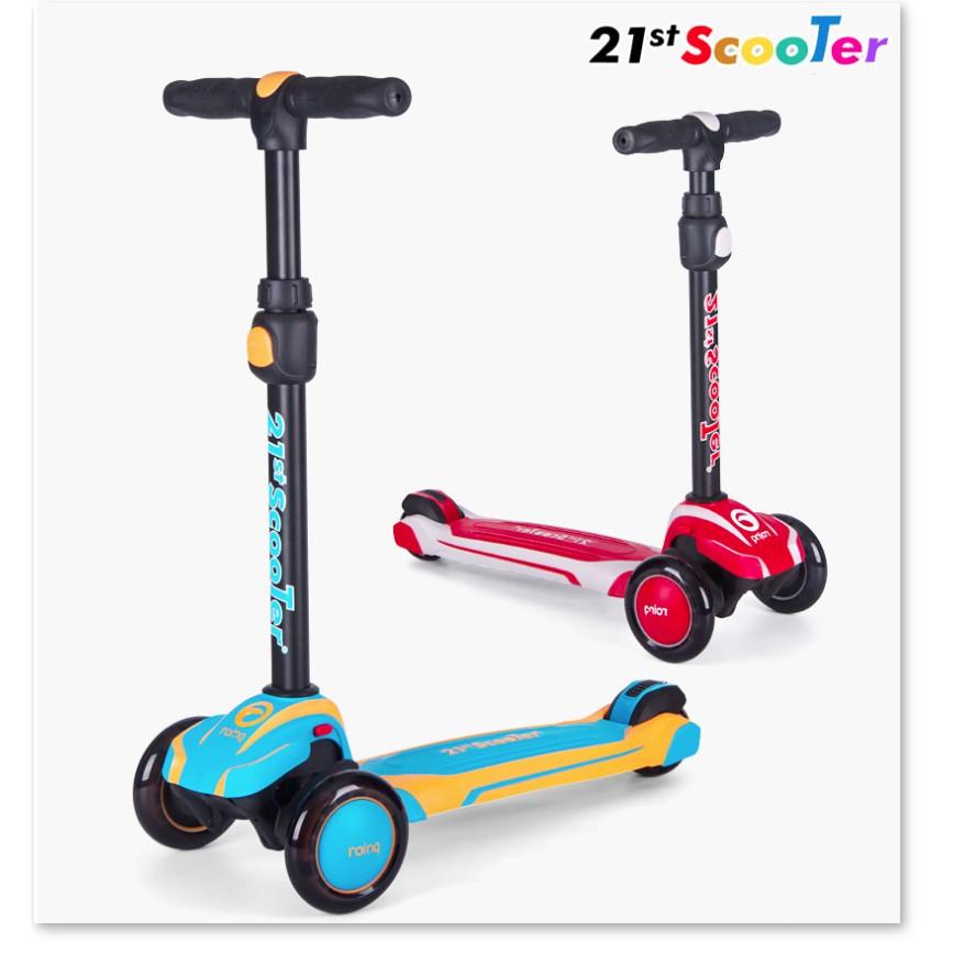 Xe trượt scooter 21st có giảm xóc, 3 bánh phát sáng cho bé