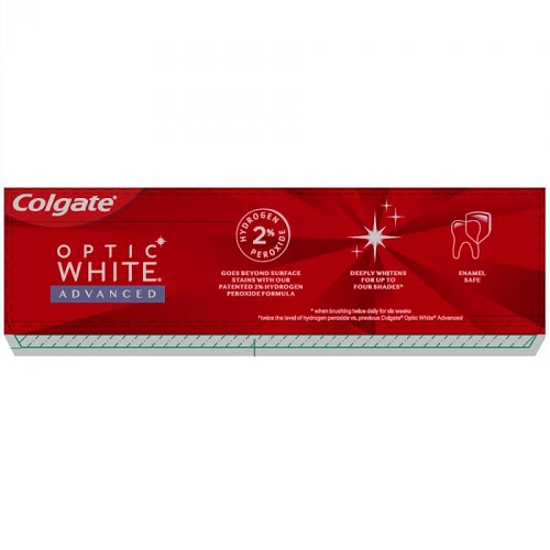 Kem đánh răng Colgate Optic White Advanced Mỹ ( 119g )