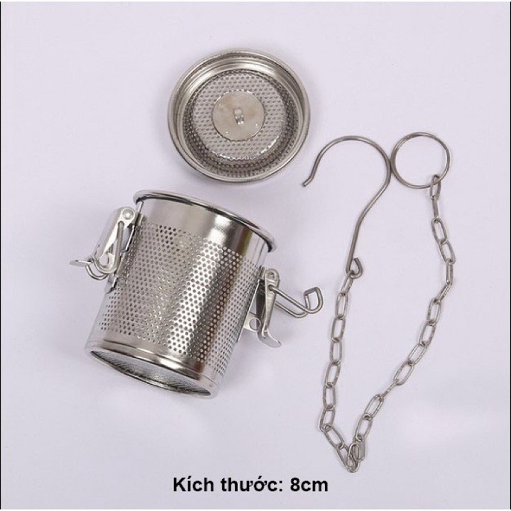 Giỏ Lưới Inox Kích Thước 8 cm Nhúng Nồi Phở, Lọc Trà Xanh, Hầm Xương Tiện Lợi An Toàn