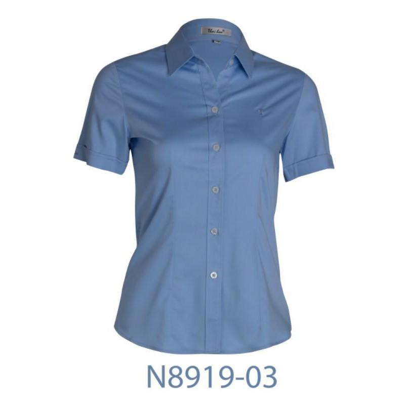 Áo thái hoà xanh sợi tre 8919-03