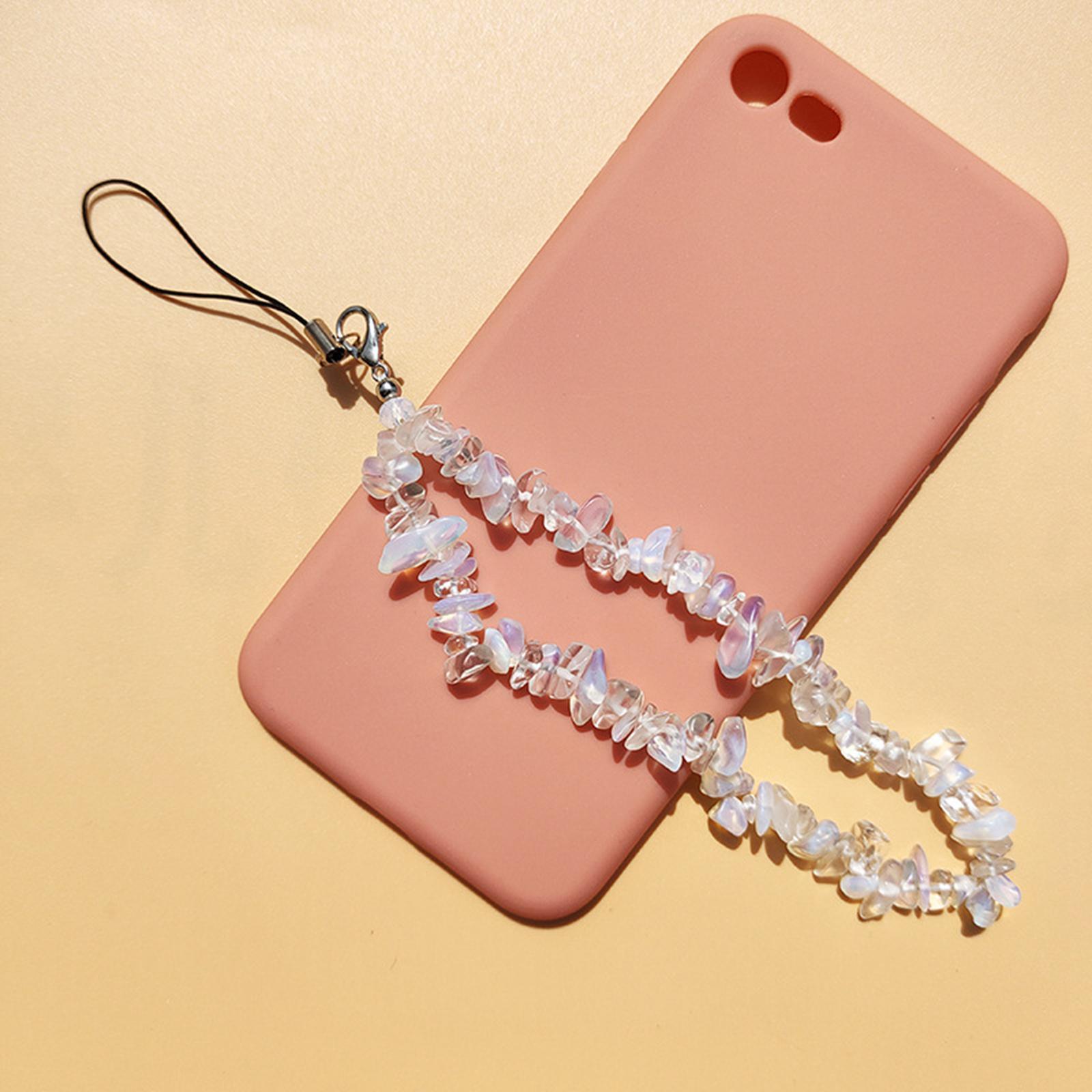 Phone Chain Strap Hanging Cord Beaded Phone Lanyard for Handbag Phone Camera