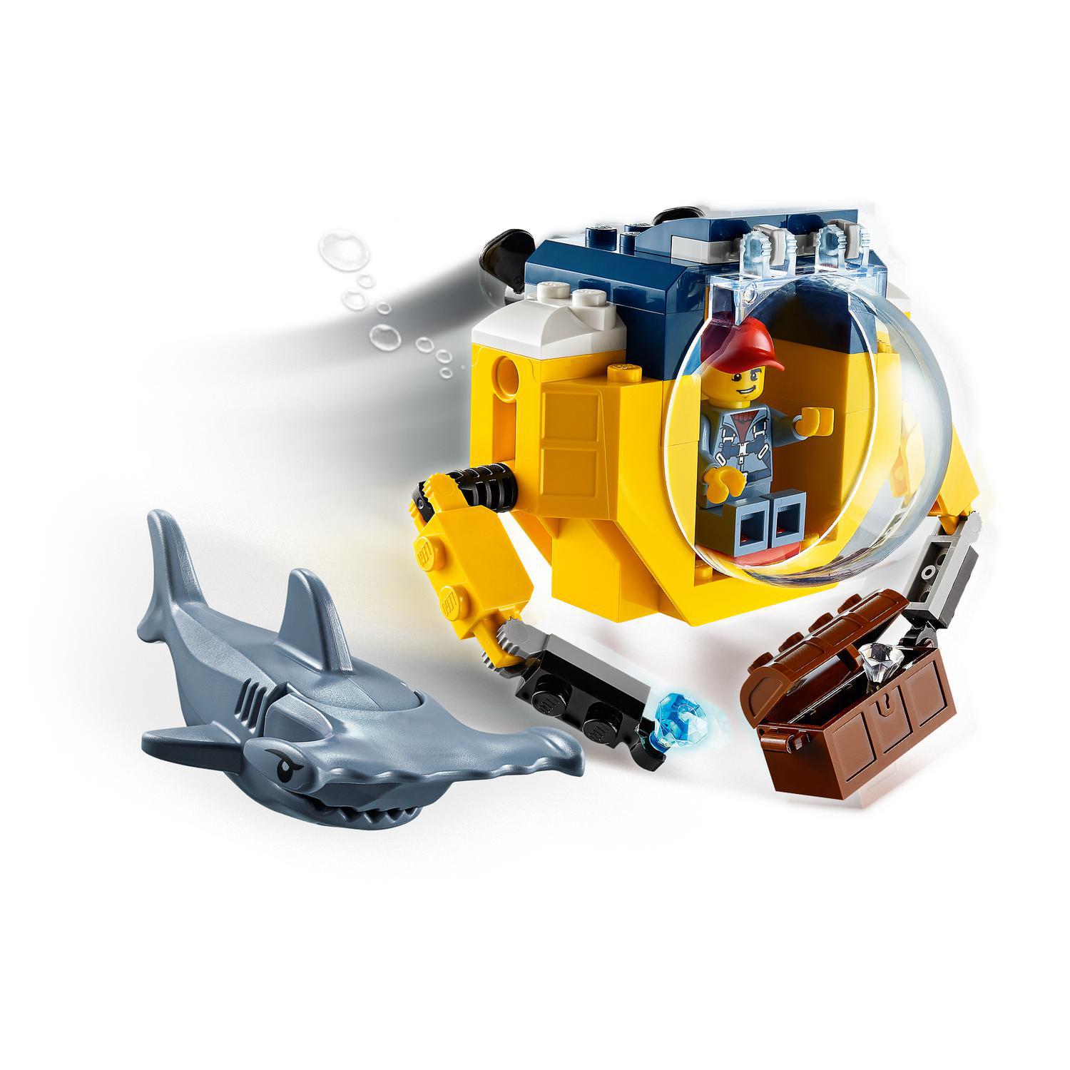 Đồ Chơi Lắp Ráp Tàu Ngầm Mini Truy Tìm Kho Báu LEGO CITY 60263 (41 Chi Tiết)