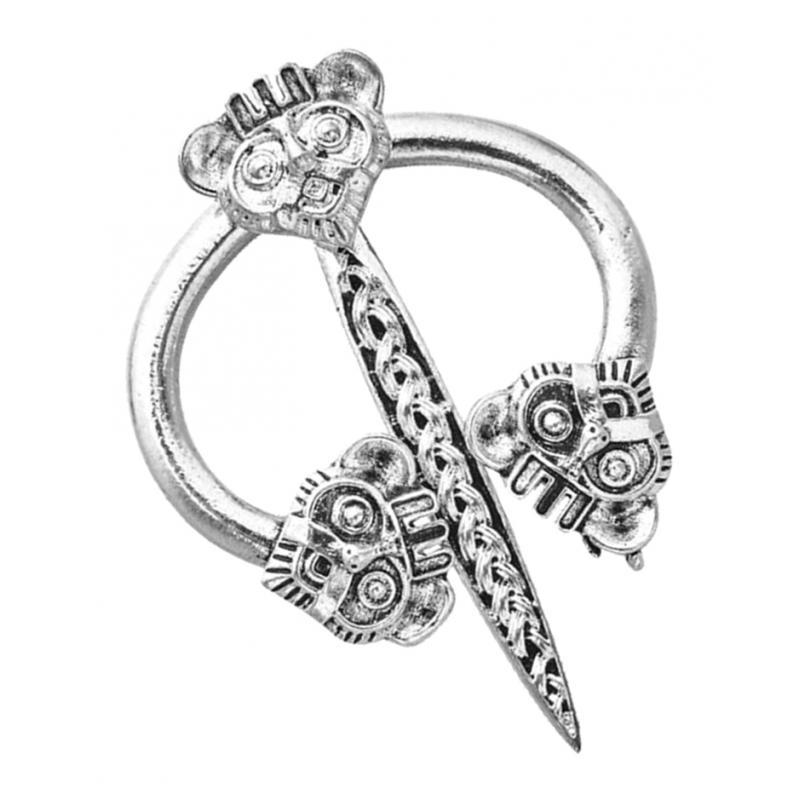 Viking Brooch Scarf Pin Corsage Charms Medieval Jewelry Clothes Badge