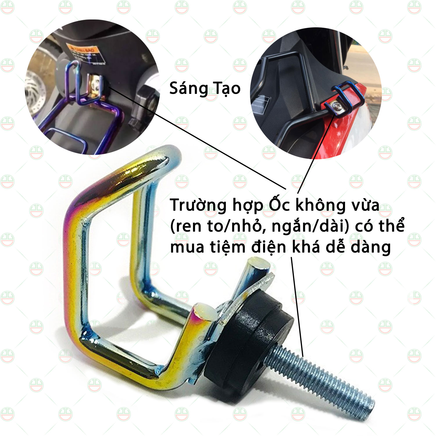 Móc Treo Titan Chữ U Dành Cho Xe Máy - KLVQ-MTTU