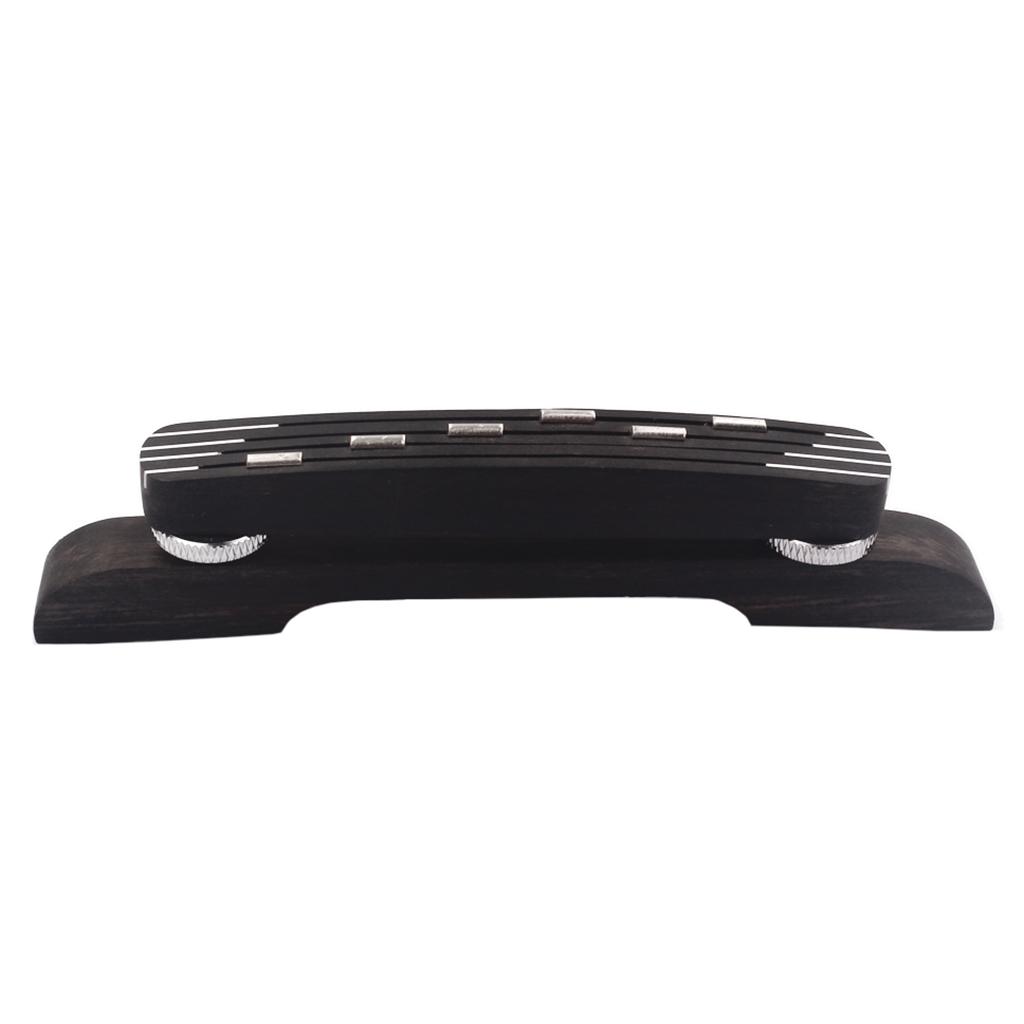 Sunnimix Nhạc Cụ Acoustic Accs Gỗ Mun Cầu 6 Đồng Chấm Bi Cho Hofner Guitar Nhạc Cụ Phần