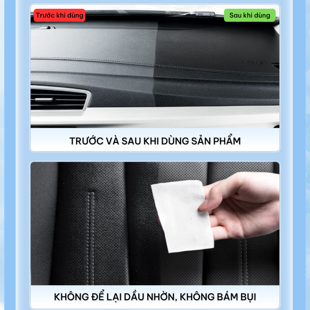 Dung dịch dưỡng phục hồi nhựa nhám, làm bóng nhựa nhám nhựa đen cho ô tô xe máy WJINGG S91