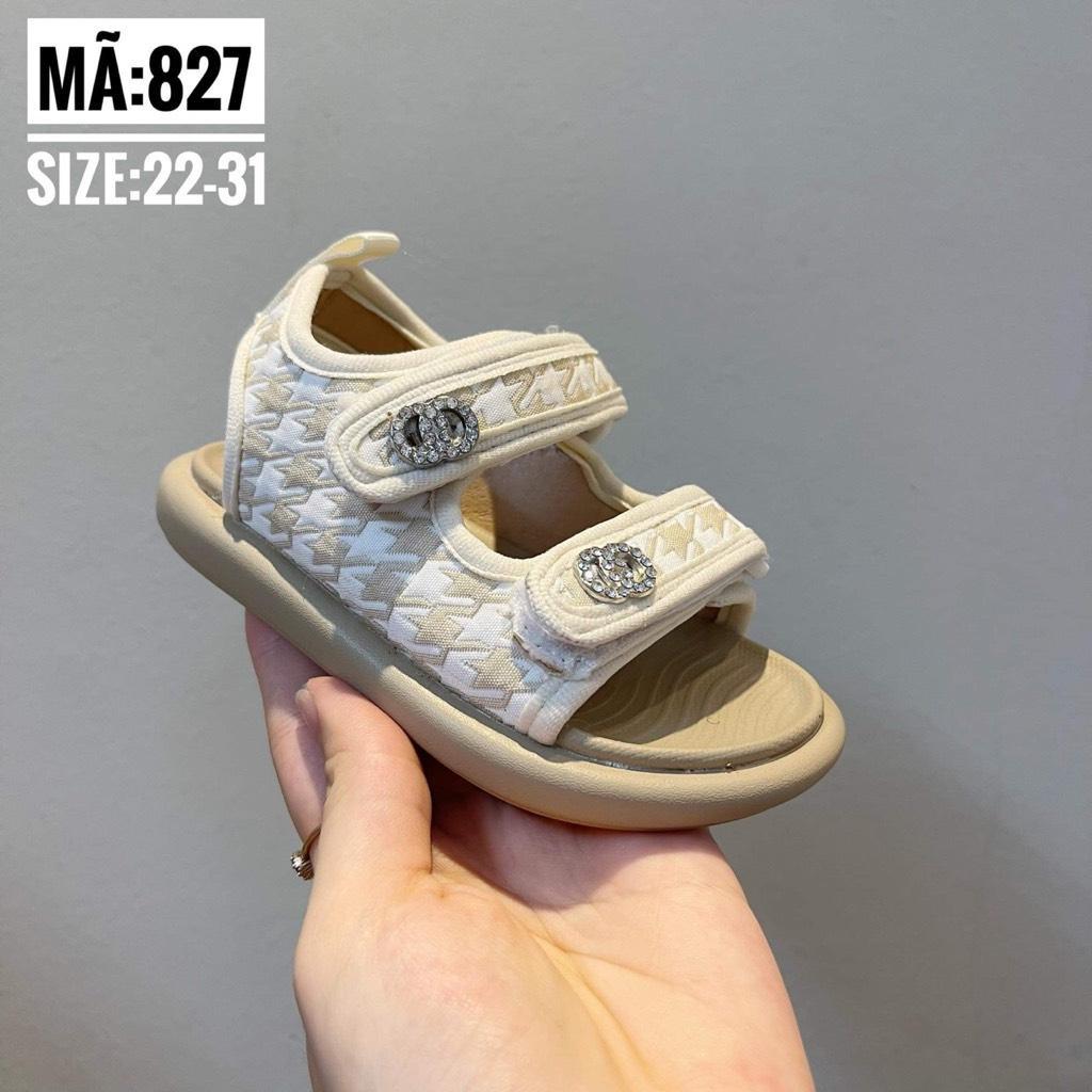 Sandal 827 - Sandal nhẹ, cao cấp, phong cách cá tính cho bé - Sandal họa tiết