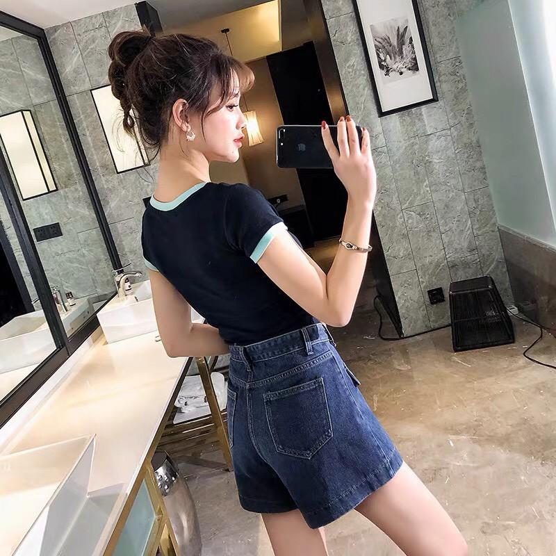 Quần Shorts Cạp Cao_C12