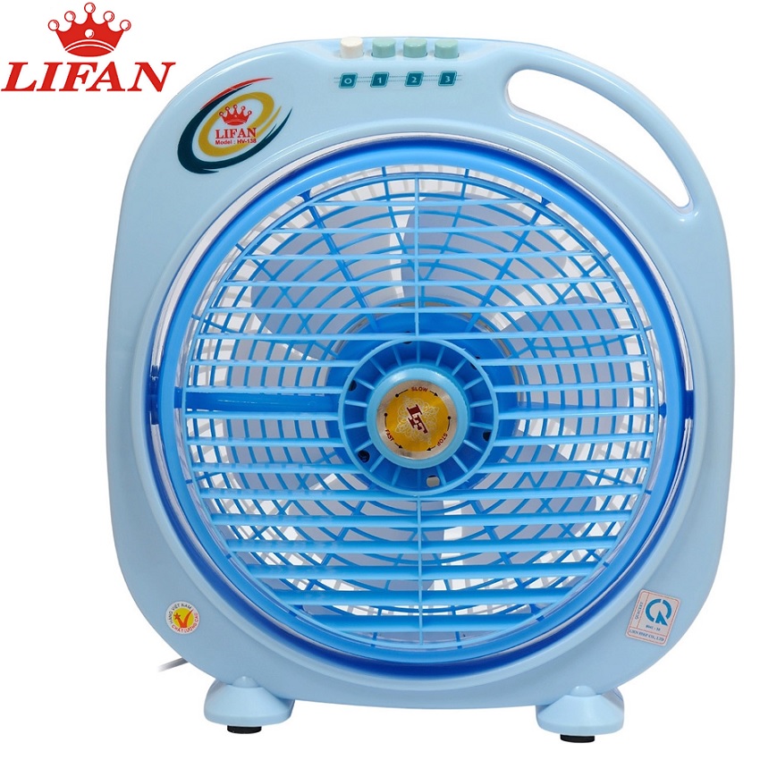 Quạt hộp 6 cánh 36W Lifan HV-138 - Giao màu ngẫu nhiên - Hàng chính hãng