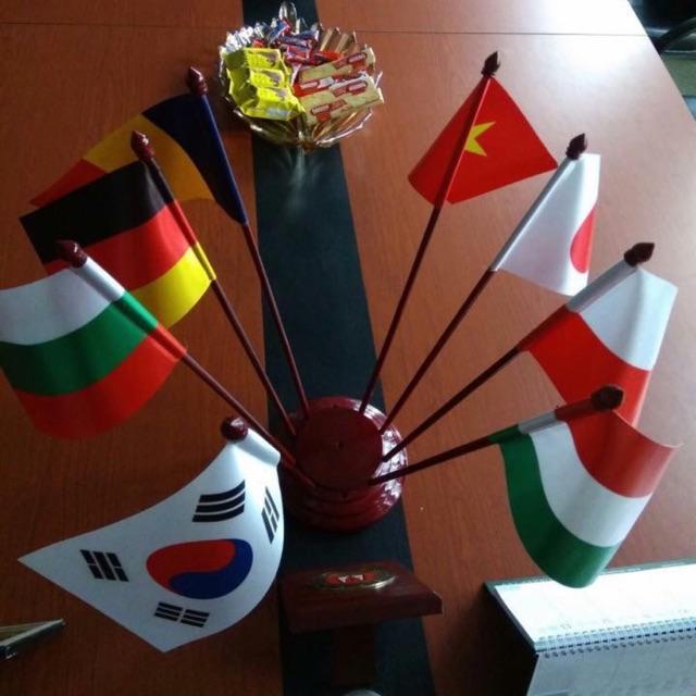 Cờ để bàn các nước cắm 8 nước