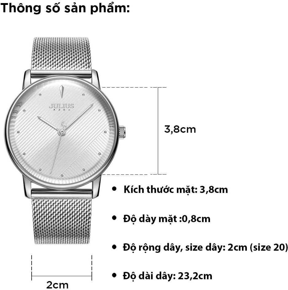 Đồng hồ đôi Julius JA-1238A