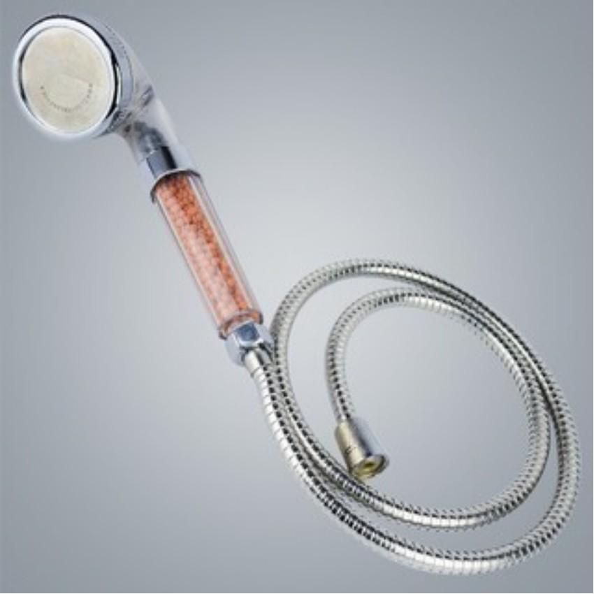 Vòi sen tăng áp lọc có hạt Nano đá kháng khuẩn chất liệu Inox cao cấp 206802