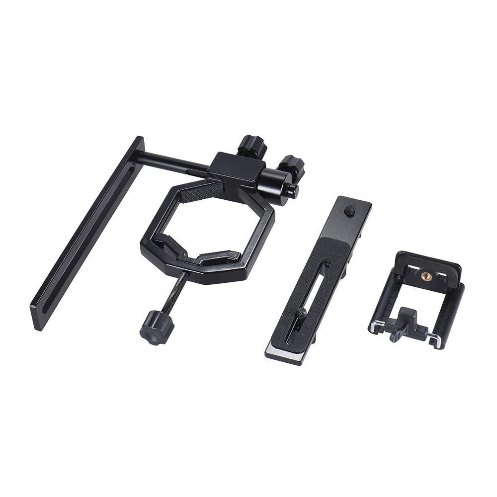 Universal Metal Telescope Phone Digital Camera Mount Adapter Bracket Smartphone Holder Clip for Monocular Spotting Scope