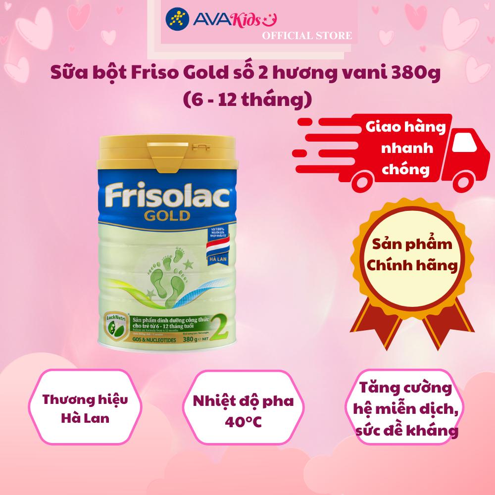 Sữa bột Friso Gold số 2 hương vani 380g (6 - 12 tháng)