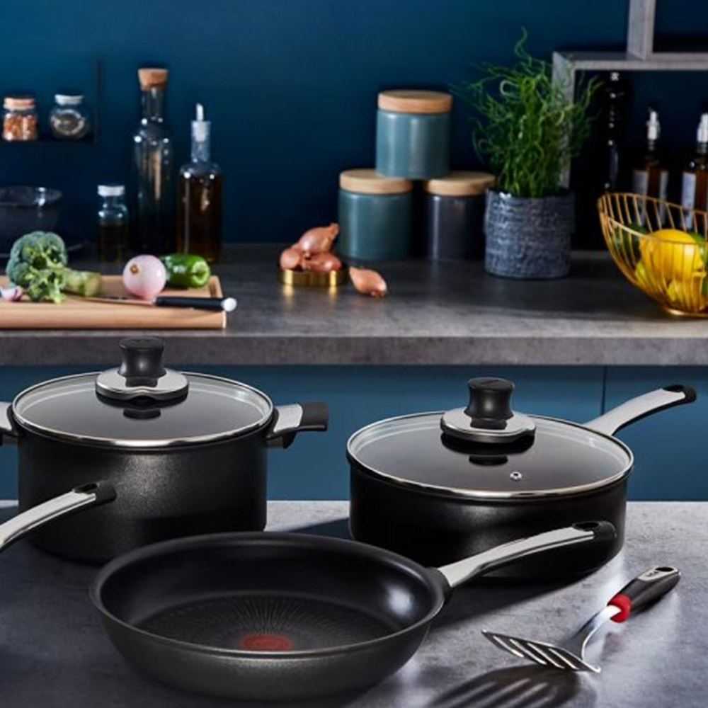 Chảo Chống Phủ Titanium Excellence TEFAL G26932 Size 24 Cm - Nhập Khẩu Đức Bền Gấp 6 Lần Chảo Thường - Hàng Nhập Khẩu