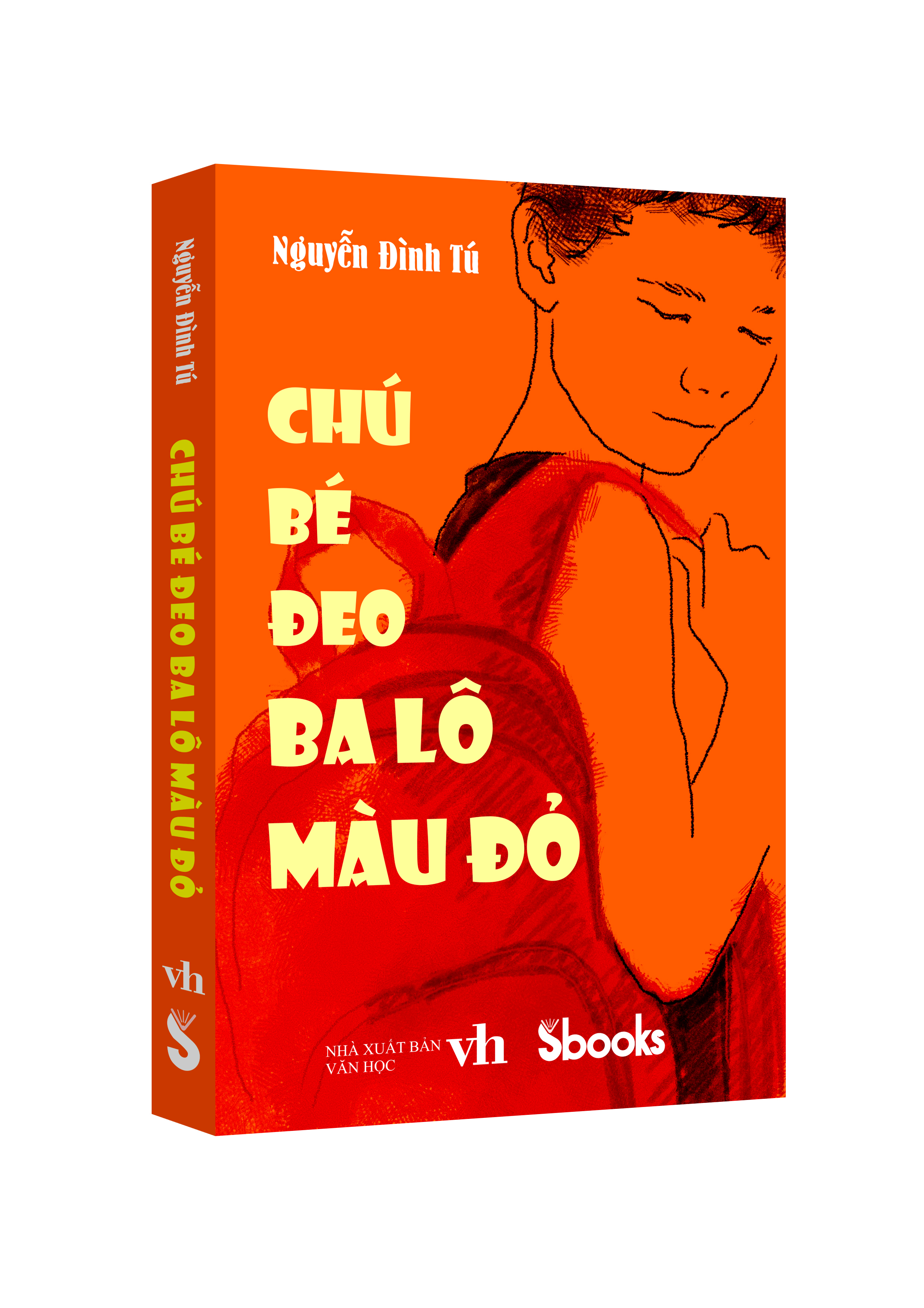 Chú Bé Đeo Ba Lô Màu Đỏ