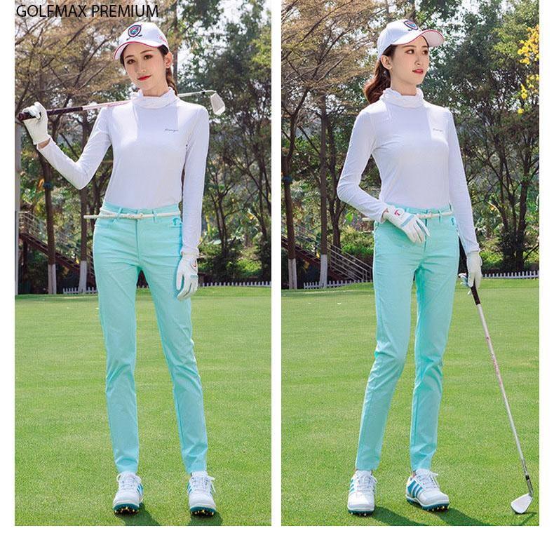 Quần dài nữ đánh Golf chính hãng TYDJ - KUZ826 - Chất liệu sợi Sợi polyester + Spandex cao cấp, bền đẹp