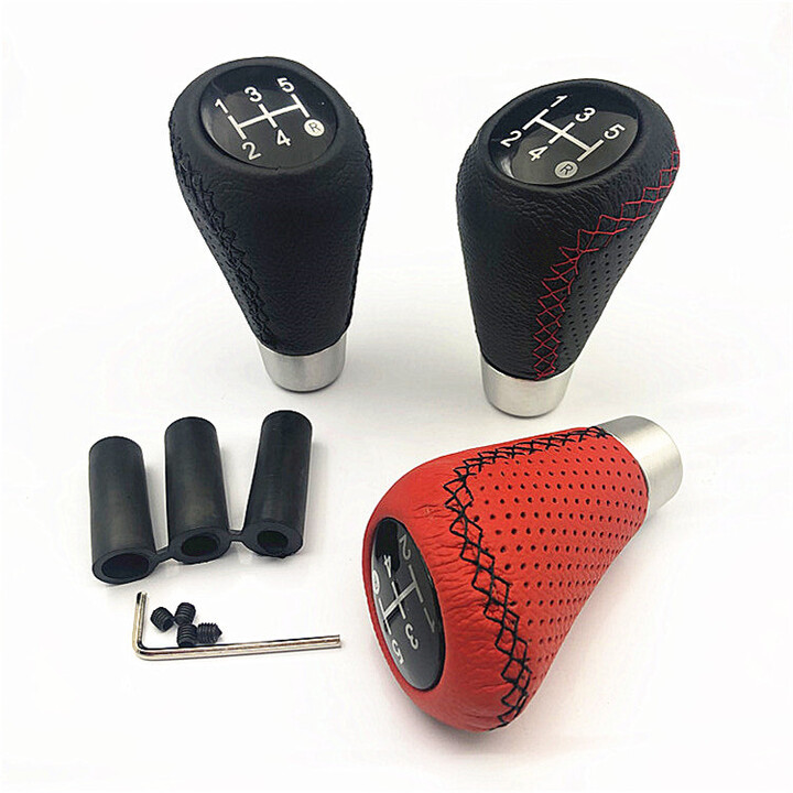 Tay nắm cần số sàn ô tô bọc da cao cấp