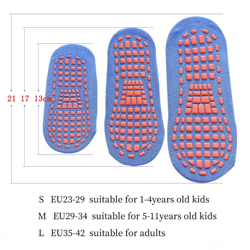 Trampoline Kids Người lớn Người lớn chống trượt SOCKS COTTY-Child Cotton SOCTIT SOCT thể thao bên ngoài Thể thao Trẻ em không trượt. Color: Orange Size: EU 23-29
