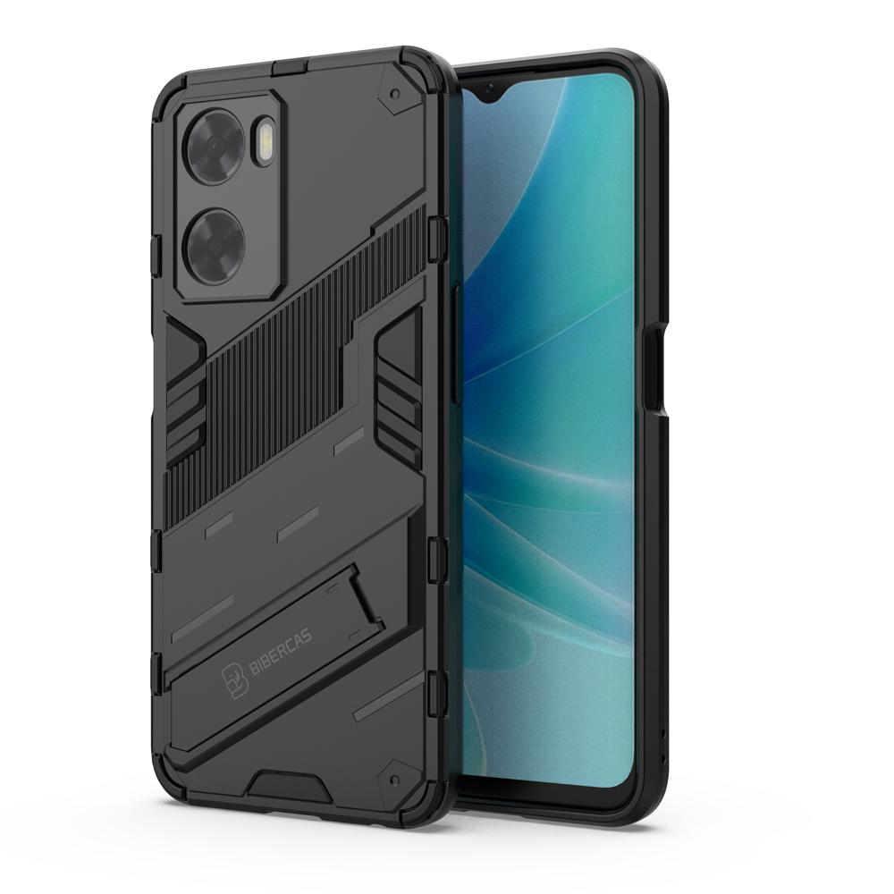 Ốp lưng cho Oppo A57, Ốp chống sốc Iron Man PUNK cao cấp kèm giá đỡ cho Oppo A57