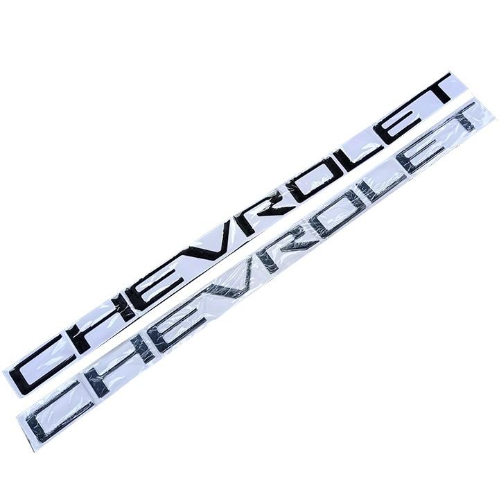 Logo Chữ Chevrolet 3D Nổi Dán Trang Trí Đuôi Xe - VOL