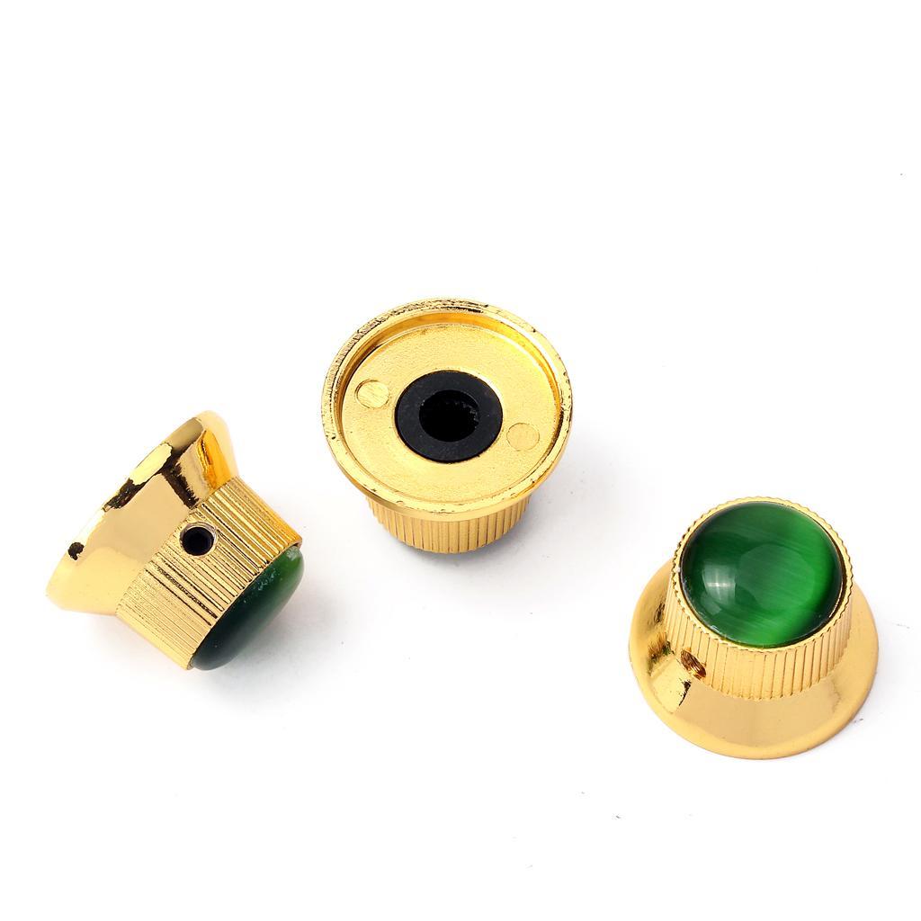 Pack of 3 Electric Guitar Knobs for Musical Instrument Accessory