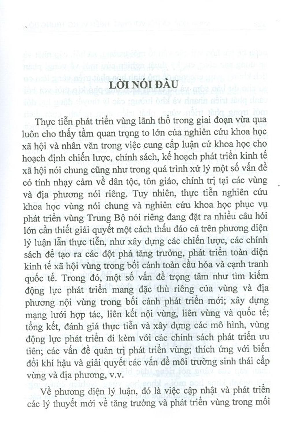 Khoa Học Xã Hội Với Phát Triển Vùng Trung Bộ Trong Bối Cảnh Hiện Nay