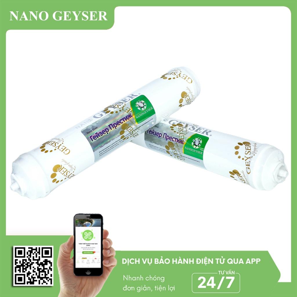 Lõi Nano Silver Nano Geyser, Lõi lọc nước số 7, Dùng cho các dòng máy lọc nước RO, NANO, UF, Geyser, Kangaroo, Karofi, Aqua - Hàng Chính Hãng