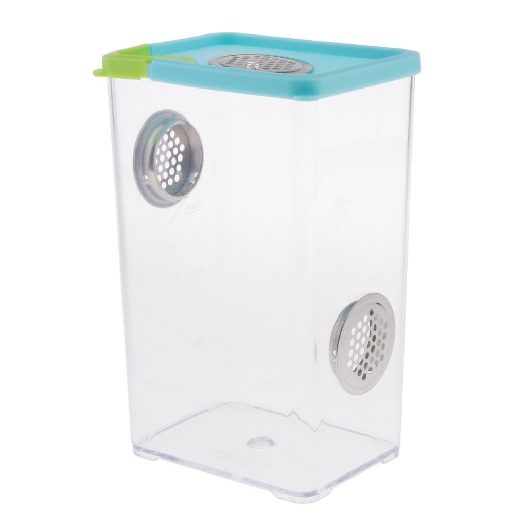 2-Pack Plastic Insect Spider Incubation Box Case Hatching Box Container