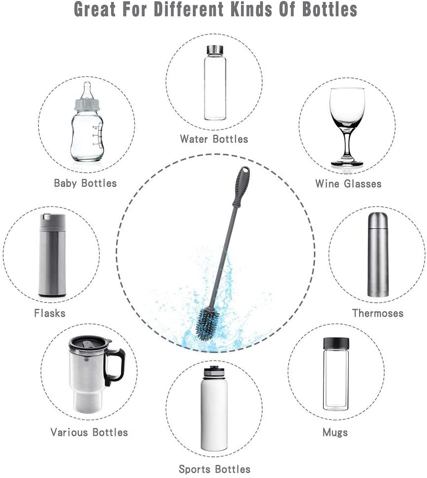 CÂY CỌ TUA VỆ SINH CAO CẤP CHẤT LIỆU SILICOM PHỦ KÍN LIỀN KHỐI CÁN LÕI THÉP SIÊU BỀN XỬ DỤNG VỆ SINH ĐA NĂNG