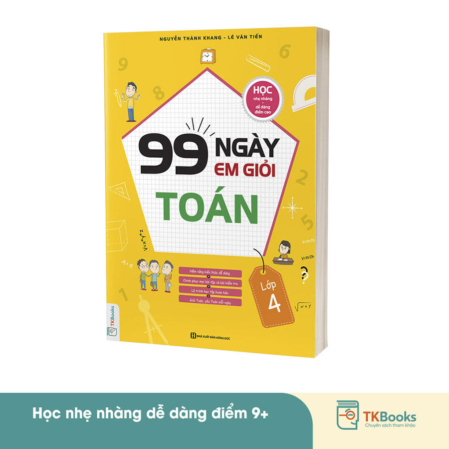 Combo 99 Ngày Em Giỏi Toán - Tiếng Việt - Tiếng Anh Lớp 4