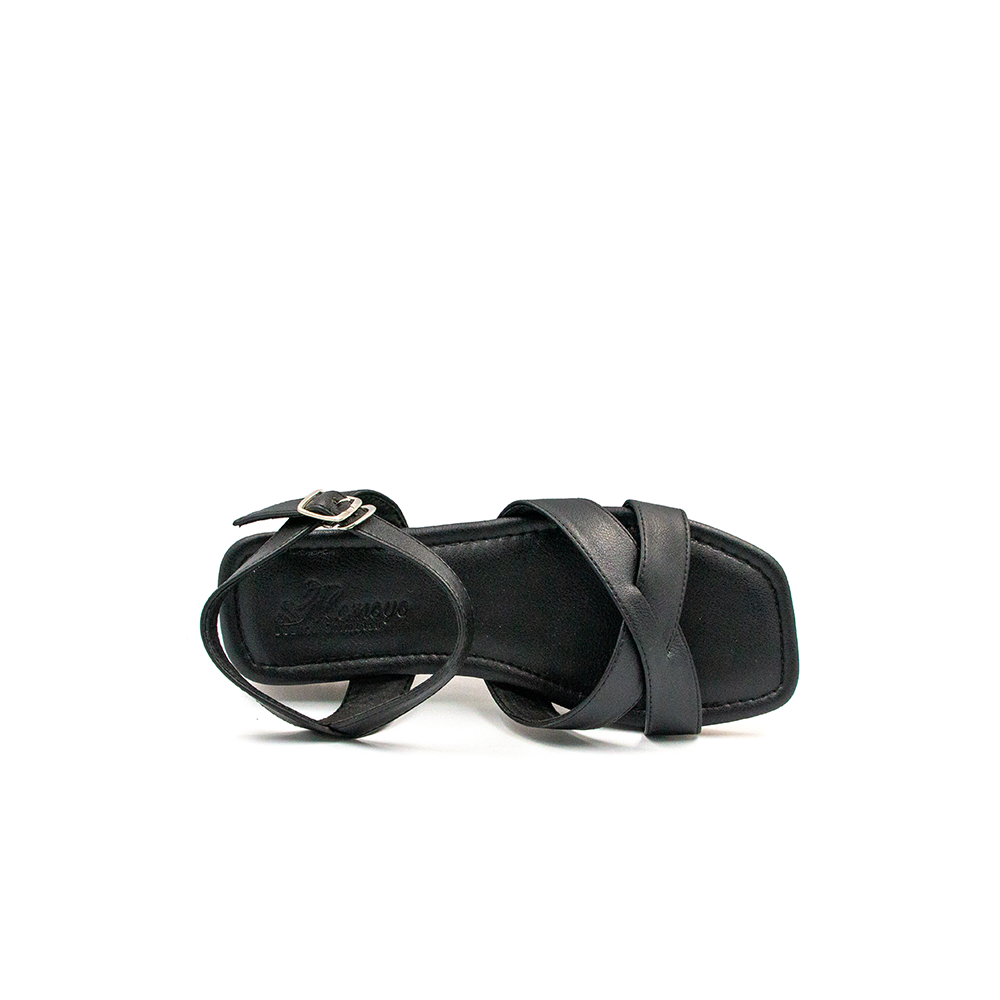 Sandal Dép Nữ Quai Chéo Da Microfiber TMW327