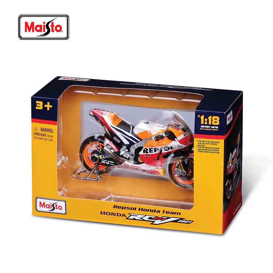 Đồ Chơi Mô Hình Mô Tô 1:18 Gp Racing-Repsol Team 2021 MAISTO 36372/MT36000