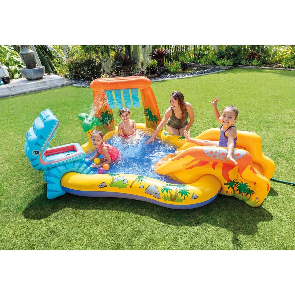 Công viên nước tại nhà Rừng Khủng Long Vận Động Tại Nhà Cho Gia Đình Và Bé Dinosaur Pool