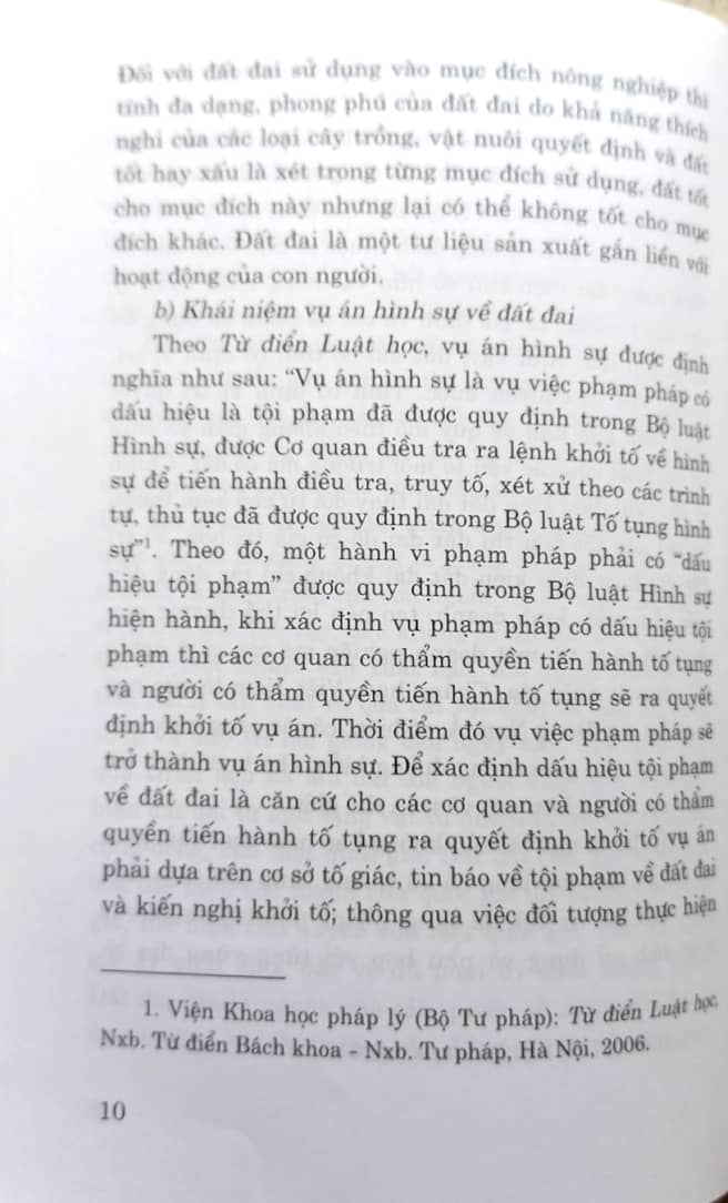 Thực hành quyền công tố, kiểm sát điều tra các vụ án hình sự về đất đai