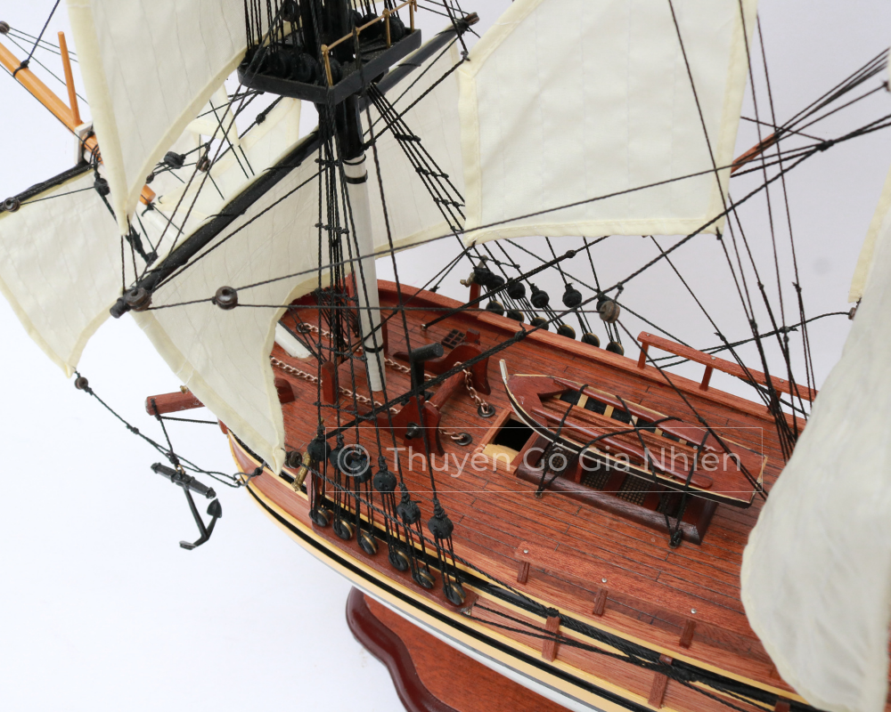 Mô Hình Thuyền Gỗ Phong Thủy Dạng Thuyền Cổ HMS BOUNTY PAINT Chính Hãng Hàng Xuất Khẩu Chất Lượng Cao