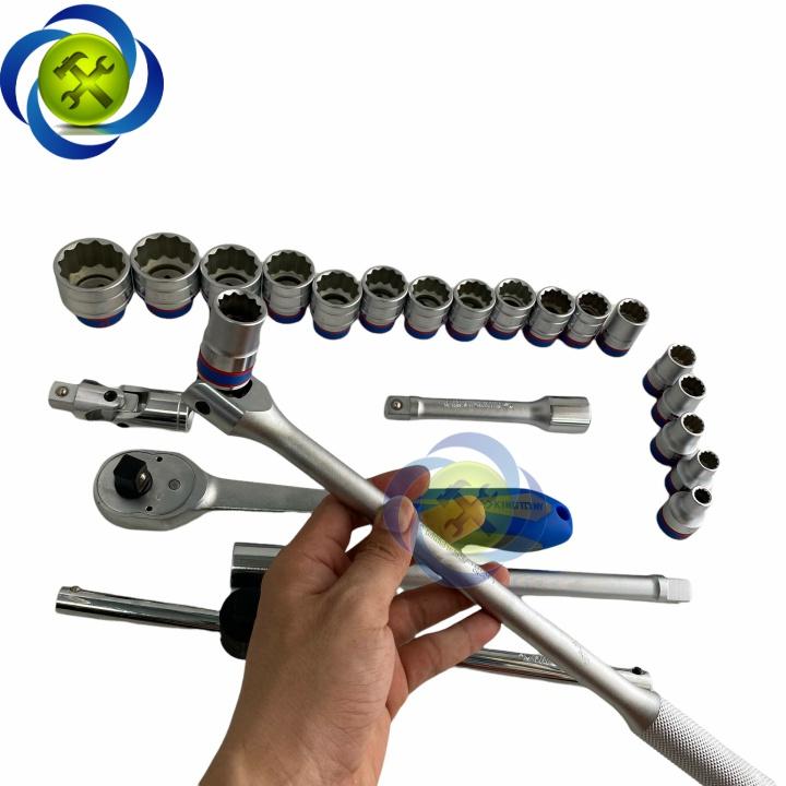 Bộ tuýp 1/2 Kingtony 4026MR03 12 cạnh gồm 24 chi tiết