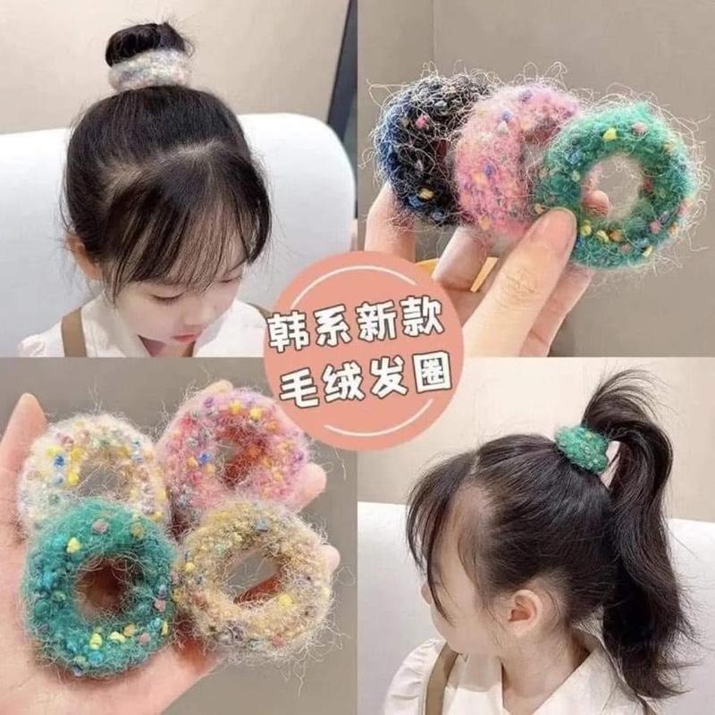 Sét chun buộc tóc 136 chi tiết siêu co giãn cột tóc đa năng giá tốt nhất cho chị em dùng cả năm